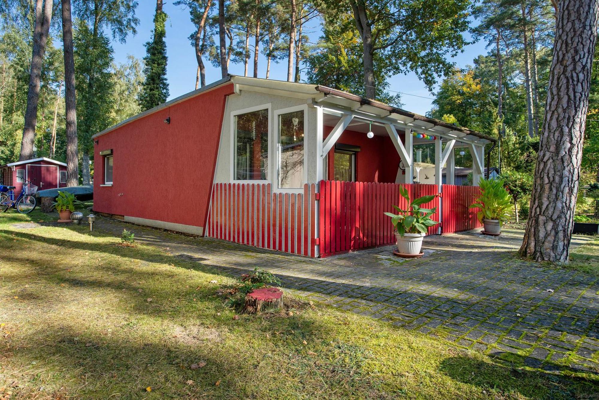 Bungalow Am Stettiner Haff Ueckermunde Bagian luar foto