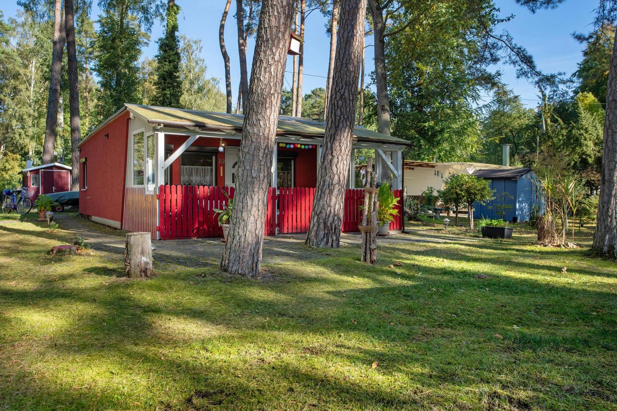 Bungalow Am Stettiner Haff Ueckermunde Bagian luar foto